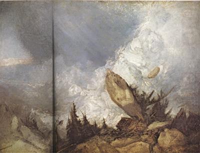 Joseph Mallord William Turner The fall of an Avalanche in the Grisons (mk31) china oil painting image